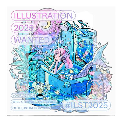 ILLUSTRATION 2025 日本插画年鉴2025 现代插画 150名作家插画作品 平泉 康児 (編集) 翔泳社