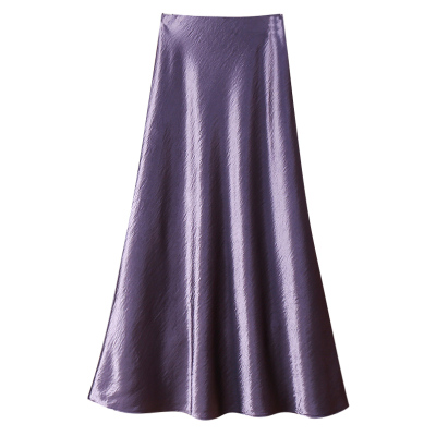 绝美加厚醋酸缎面鱼尾半身裙