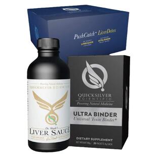 Quicksilver Scientific Push Catch肝清洁植物套餐2件套防重吸收