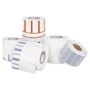 玉器翡翠银首饰品珠宝不干胶标签合成纸 眼镜钟表标签防水防油空白吊牌标价签贴纸