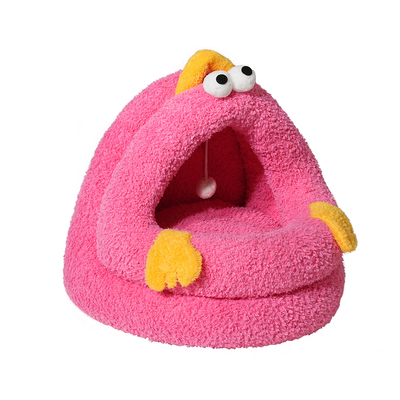 猫窝冬季保暖半封闭式猫咪安全感