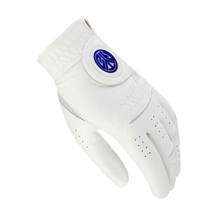 高尔夫手套 男士进口纳米超纤布高尔夫球手套薄款 透气防滑可水洗