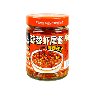 湘同学蒜蓉虾尾酱拌饭拌面即食