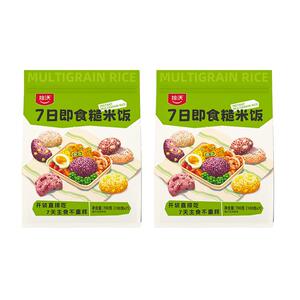 拾沃7日即食糙米饭免蒸免煮低脂杂粮饭团粗粮主食700g*2袋