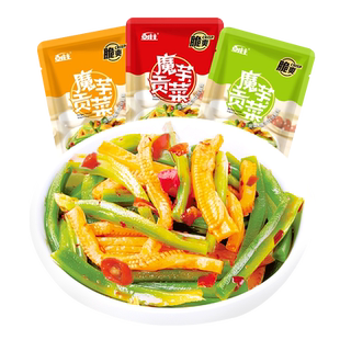 魔芋贡菜开袋即食魔芋爽零食小吃香辣素毛肚网红爆款解馋休闲食品