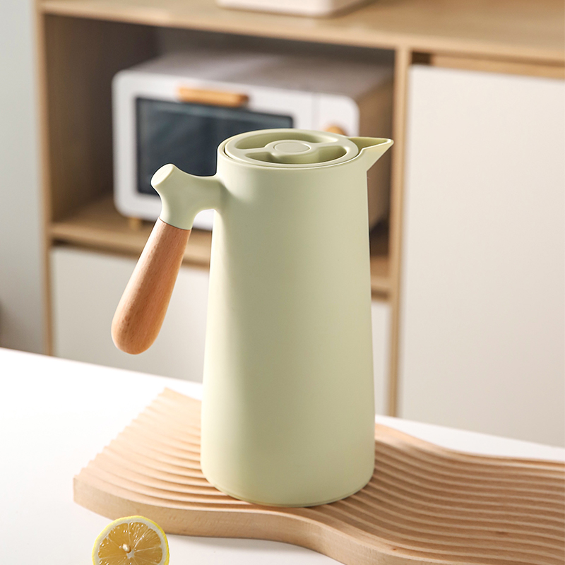 舍里ins玻璃内胆保温壶暖水壶家用小型号1升学生宿舍热水壶保温瓶