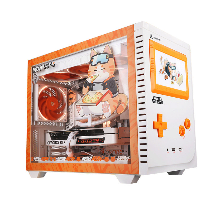 七彩虹橘猫主机12400f 13400f 12600kf rtx4060 5060ti 5070显卡电脑主机组装台式机全套游戏整机硬件diy装机