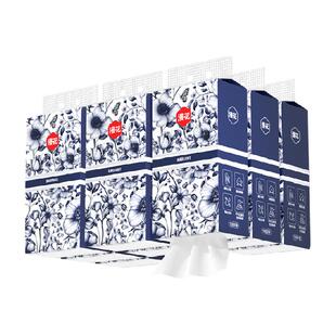 漫花挂抽纸家用餐巾纸250抽*8提抽取式面巾纸整箱卫生纸巾实惠装