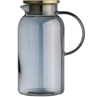 凉水壶玻璃耐高温高硼硅大容量储水凉白开水壶家用水杯套装冷水壶