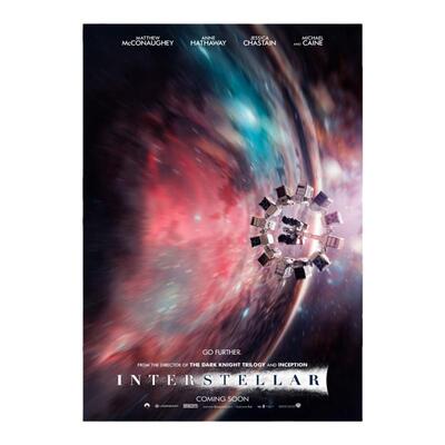 星际穿越Interstellar电影海报客厅卧室工作室房间墙面墙贴装饰画