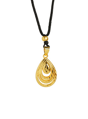 民族风多层气质水滴项链女可水洗不掉色防过敏轻奢小众高级锁骨链