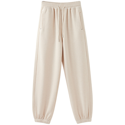 高级感羊绒束脚保暖运动裤