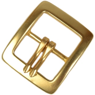 男士皮带扣头实心黄铜青年时尚百搭腰带扣双针针扣日字扣裤带扣头