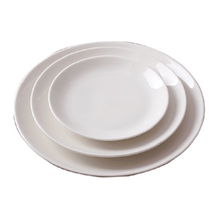 onlycook 奶白瓷盘牛排刀叉盘西餐陶瓷盘子碟子西餐盘牛排盘餐具