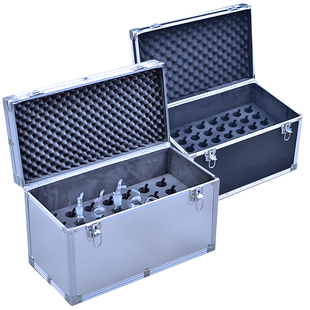 铝合金箱大泡吸收瓶箱户外采集存放箱多孔玻板试剂瓶箱采样箱定制