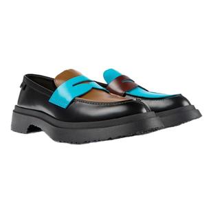 Camper看步女鞋Walden时尚休闲单鞋新款厚底撞色一脚蹬乐福鞋