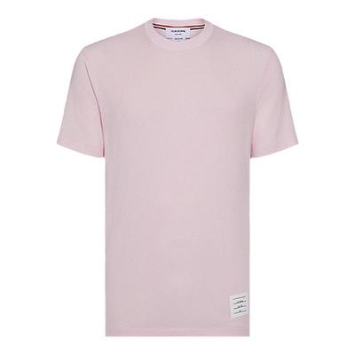 THOM BROWNE 男士经典四条纹棉质短袖T恤