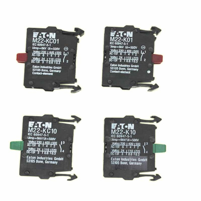 EATON/伊顿穆勒M22-KC10常开辅助触点后部固定螺钉式进口原装正品