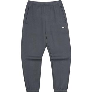 鸿星尔克裤子男春季新款男士灰色针织运动裤男生休闲长裤透气卫裤