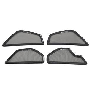 适用11-26款新奥迪A8专用车门小喇叭罩音响盖装饰AudiA8L改装内饰