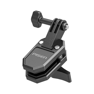 品胜适用大疆Action6/5Pro/4/3运动相机摩托车挡风玻璃夹挡风板夹影石insta360acepro2骑行夹持支架gopro支架