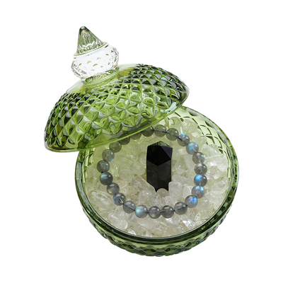 天然水晶碎石消磁菠萝形水晶