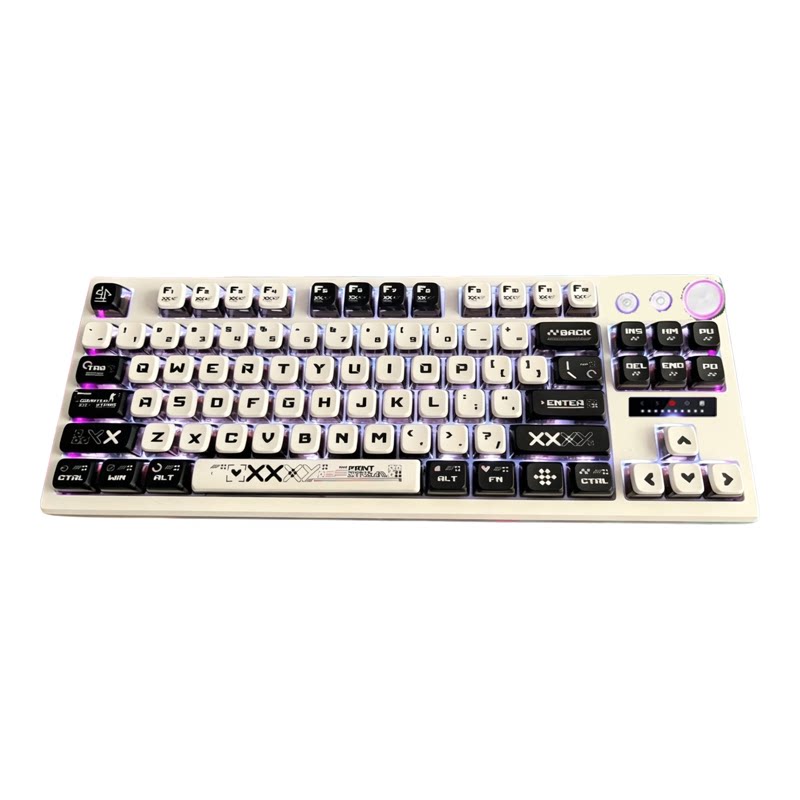印花集键帽pbt支持雷蛇黑寡妇v3v4专业版mini75%猎魂光蛛v3磁蛛v3