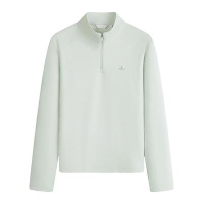 Navigare意大利小帆船2025秋季新款女士休闲纯色长袖半开领卫衣