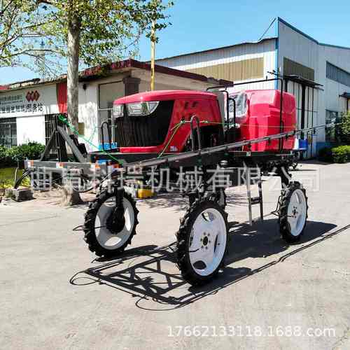 自走式四轮打药机 乘坐高架多喷头打药车 小麦玉米大豆棉花喷雾机