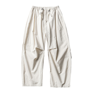 AboutPlanB日系复古工装裤男款宽松休闲百搭长裤潮牌伞兵裤男款