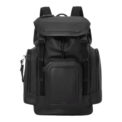 【春夏新品】TUMI/途明HARRISON男士双肩包皮质时尚翻盖双肩包