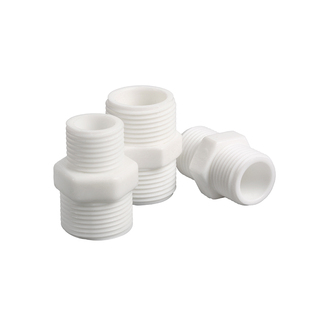 pom塑料对丝外内丝直接管古直角弯头内外牙三通球阀接头管件补芯4