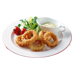 绿祥园素花枝圈200g豆制品素肉佛家纯素油炸食品寺院素食素鱿鱼圈