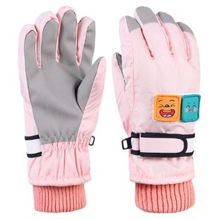 儿童滑雪手套防水保暖单板专用防风户外雪山加绒小孩专用防滑加厚