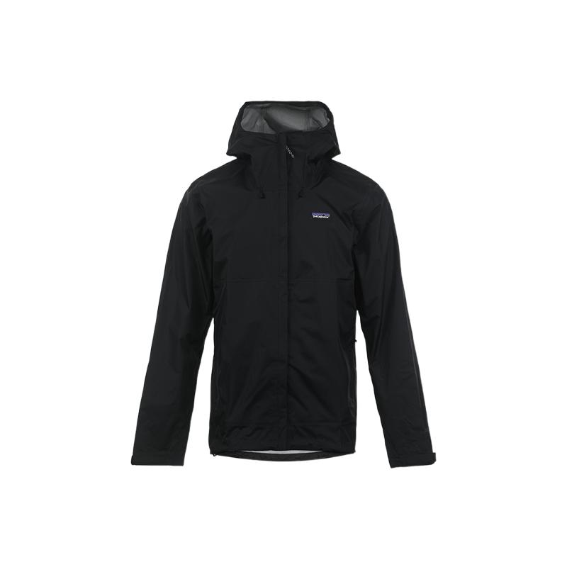 【自营】PATAGONIA男款Logo徽标硬壳冲锋衣防水连帽拉链夹克外套