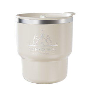 保温马克杯带盖304不锈钢咖啡杯男女办公室专用喝水杯家用泡茶杯