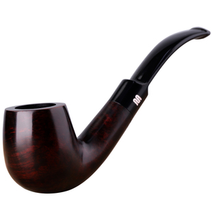 石楠木男士过滤烟斗老式实木烟锅旱烟斗烟袋锅烟丝烟草专用配件