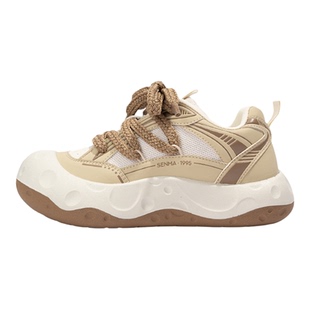 森马女鞋2026新款春季软底透气拼色休闲板鞋低帮设计感百搭潮鞋子