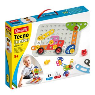 意大利启迪3-5岁儿童螺母拆装组合玩具立体手拧螺丝吊车初中高级