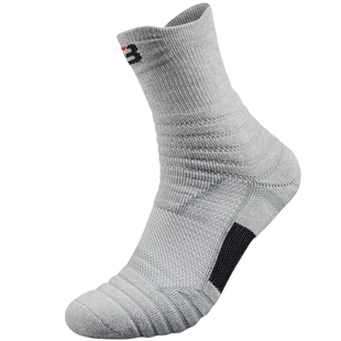 专业运动袜中长筒跑步男女防滑儿童加厚毛巾底袜子实战精英篮球袜