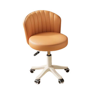 化妆凳可升降旋转奶油风梳妆凳卧室化妆学习靠背椅子美甲美容凳