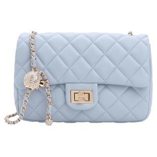 百丽包包女时尚百搭通勤黑色小香风链条包单肩包斜挎包X5083CX1