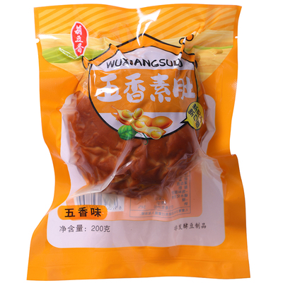 锦州特产葱香五香即食素肚素鸡