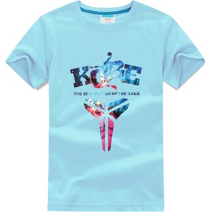 科比t恤黑曼巴篮球运动短袖T恤男纯棉体恤退役纪念24号潮牌情侣装