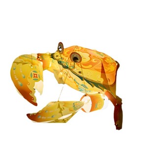 2025新款元旦幼儿园手工立体螃蟹灯笼半成品diy制作材料小众高货