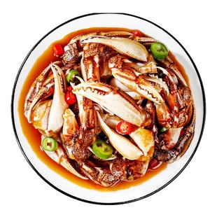 青岛麻辣醉蟹钳即食罐装捞汁小海鲜熟食蟹腿香辣蟹脚生腌螃蟹罐头