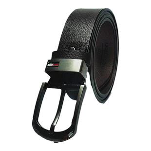 牛皮针扣皮带高档纯皮扎子腰带复古减龄牛仔裤裤带潮韩版扣眼皮带