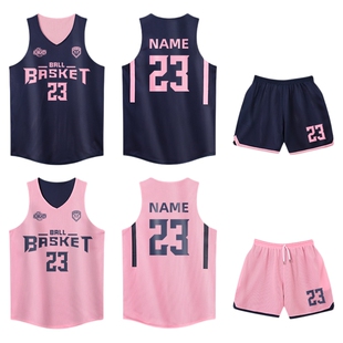 双面篮球服套装高端定制公司企业比赛训练美式男女款篮球队服球衣