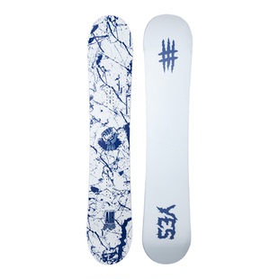冷山YES滑雪板单板滑雪单板全能公园滑行雪板男女儿童2526新款