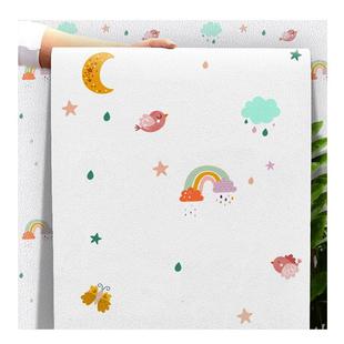 墙纸自粘防水防潮墙布3d立体墙贴卧室温馨墙面背景墙家用自贴壁纸